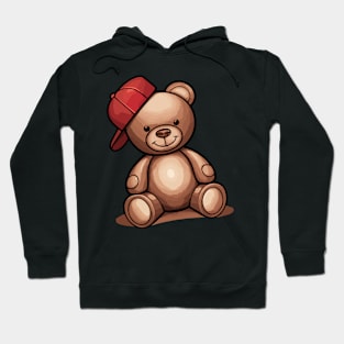 Bear in a cap Hoodie